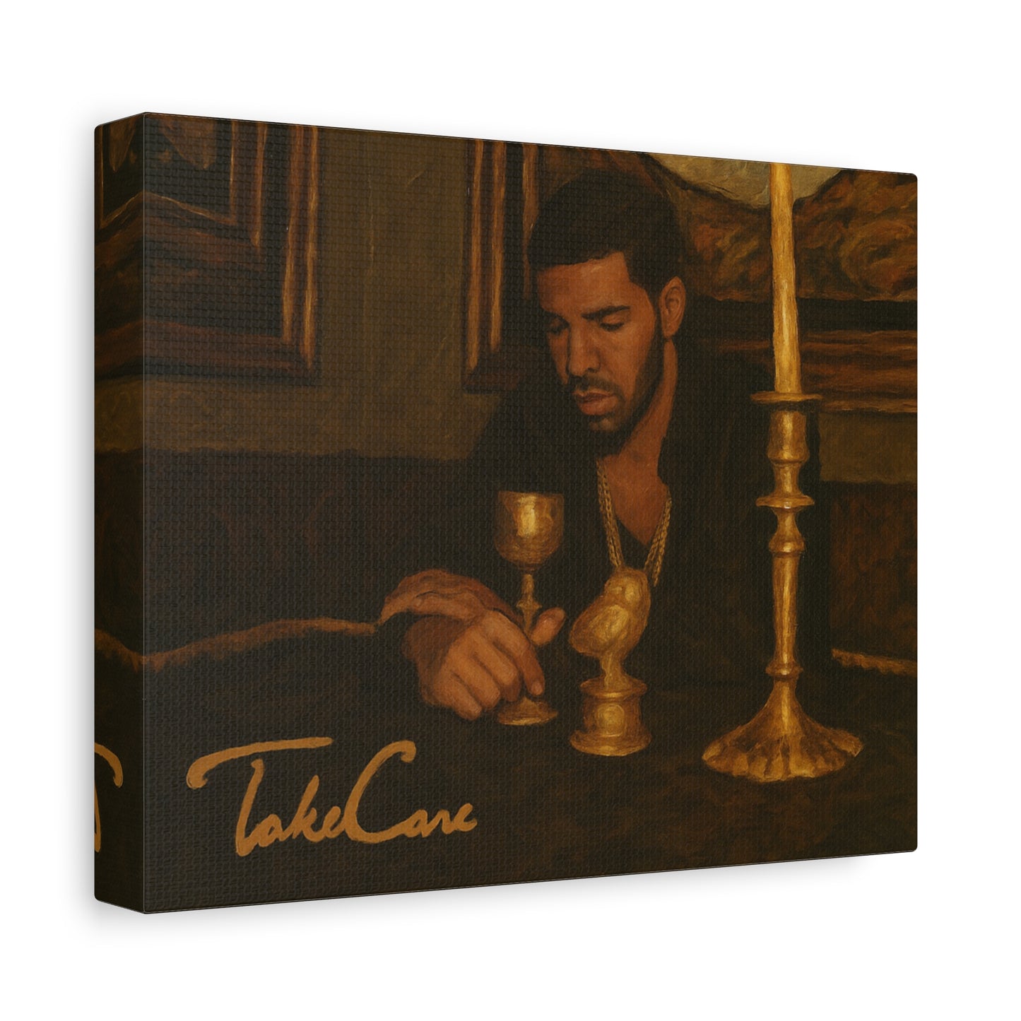 Drake "Take Care" Canvas Art