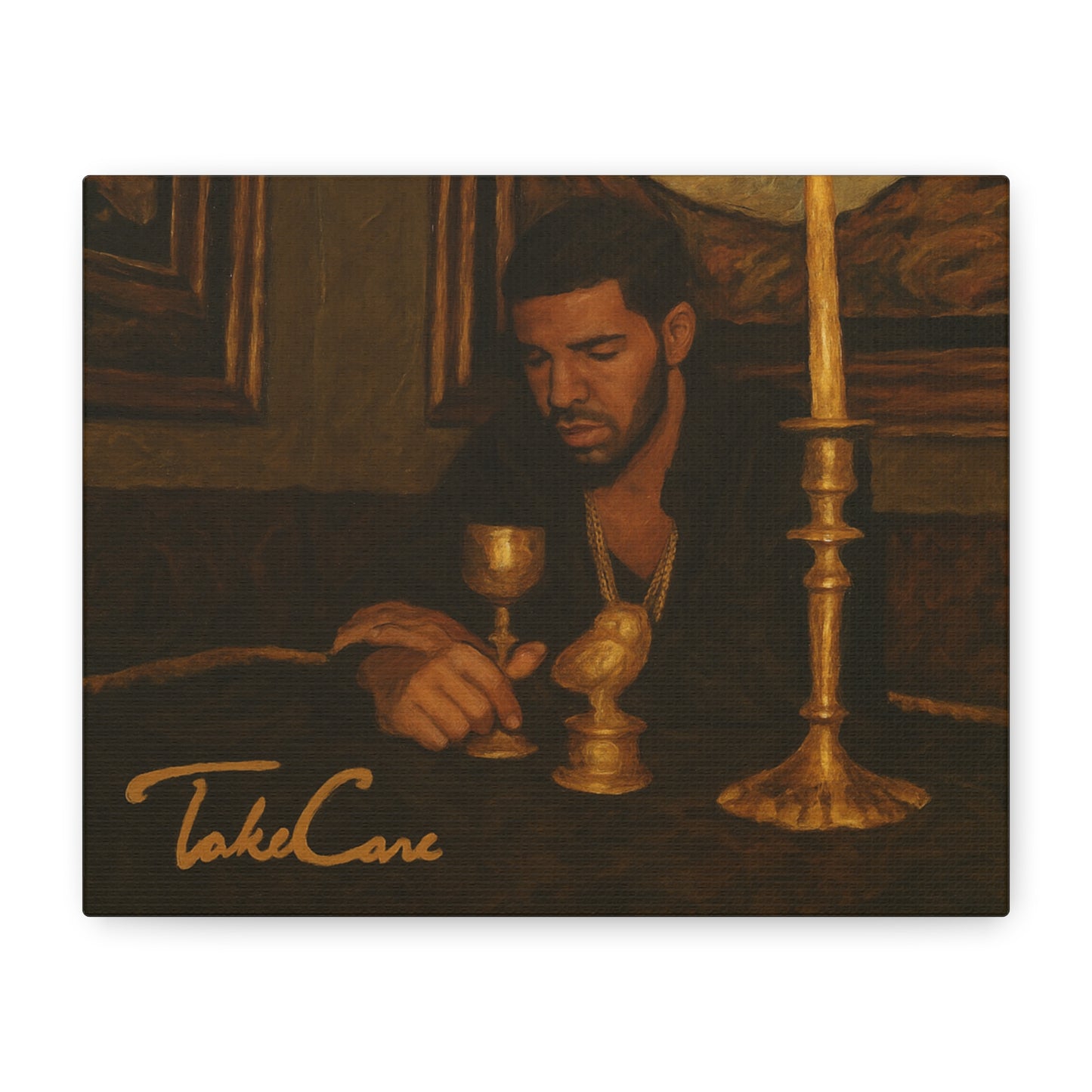 Drake "Take Care" Canvas Art